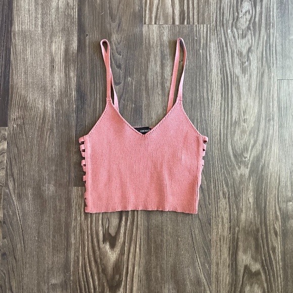 Forever 21 Tops - Mauve Knit Crop Top (Size Small)